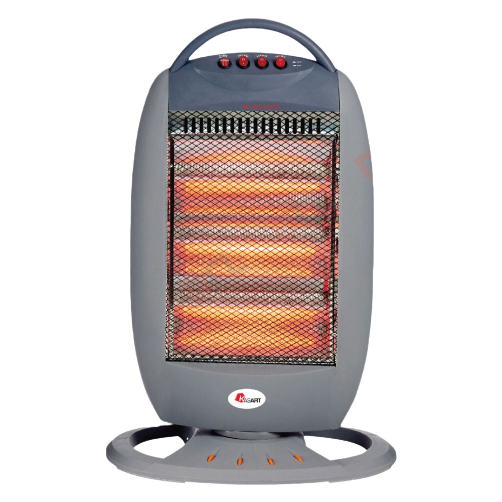 Stufa alogena da pavimento 400/800/1200 W di h 54 cm