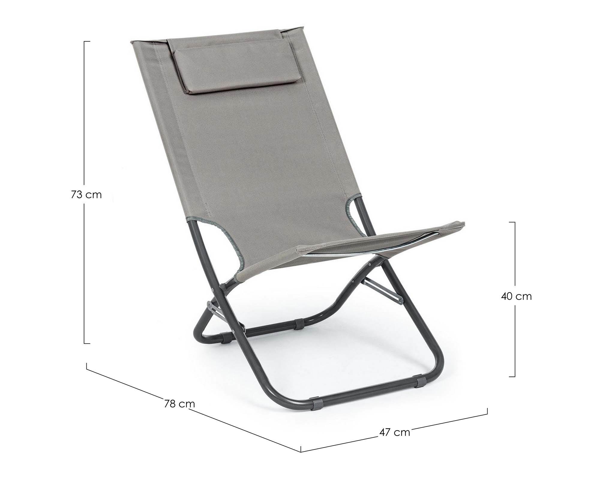 Spiaggina "Ocean Poly" in poliestere resistente 600d, da 73 cm