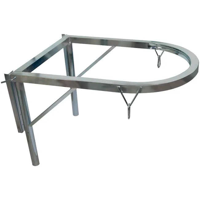 Scarica detriti, supporto e tramoggia in polietilene per edilizia e cantieri kit