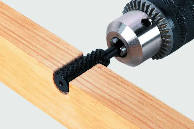 Raspa rotativa cilindrica ideale per legno con gambo Ø 6 mm