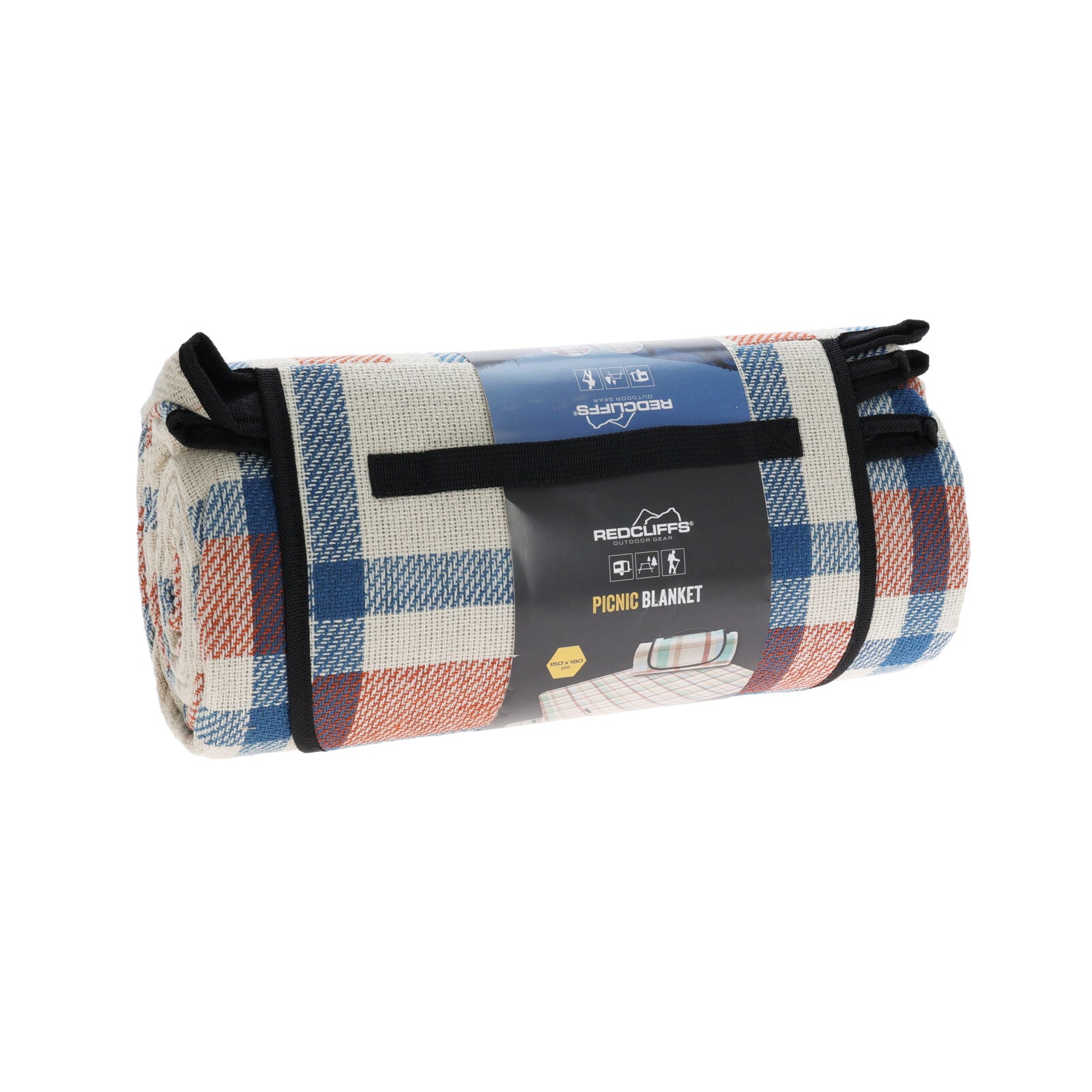 Coperta per picnic a quadretti 150 x 180 cm