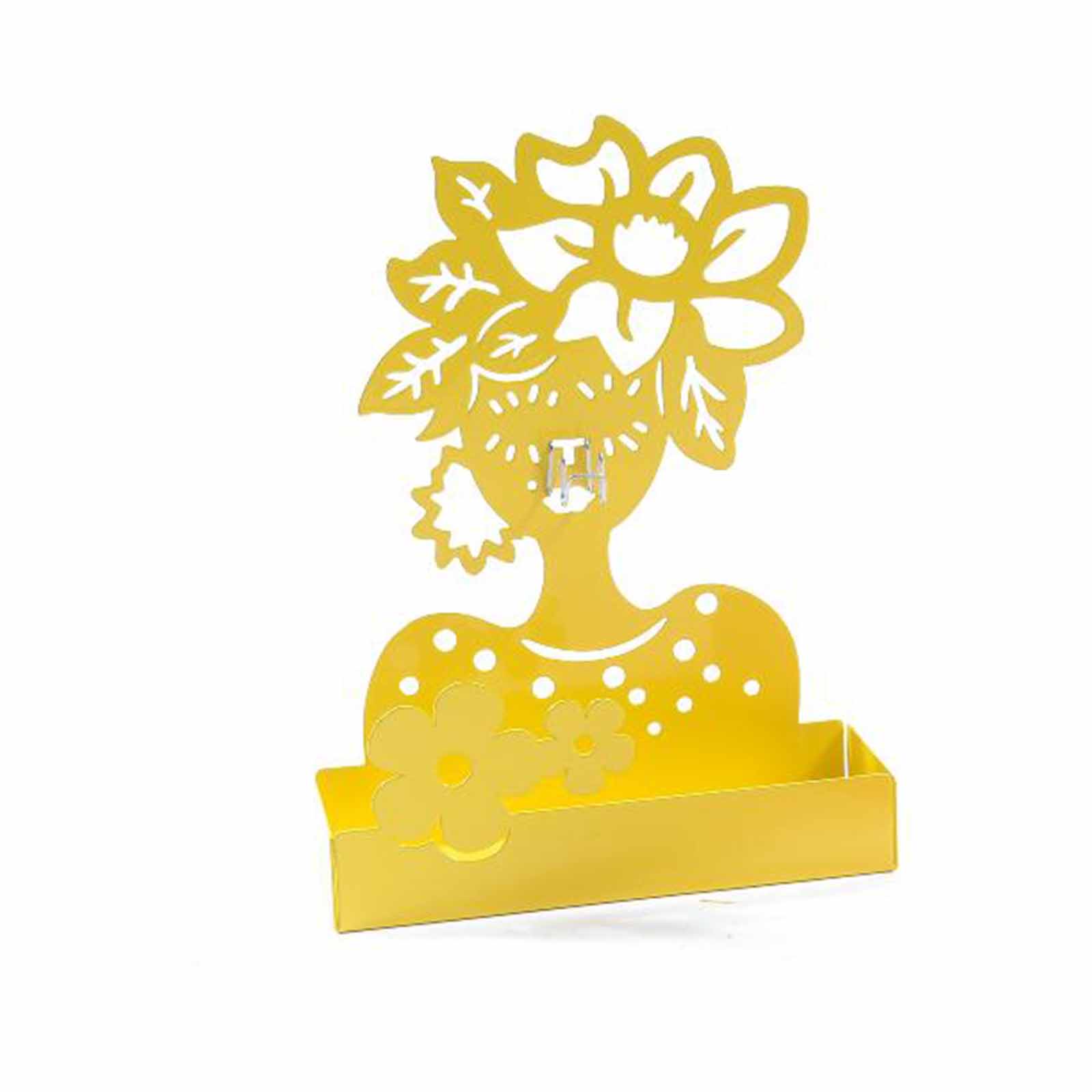 Porta zampirone "Profilo Donna" con base in metallo , antizanzare da Esterno, da 15 x 5 x 18 cm