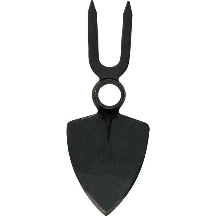 Zappetta con punta a cuore con bidente in acciaio forgiato 550 gr