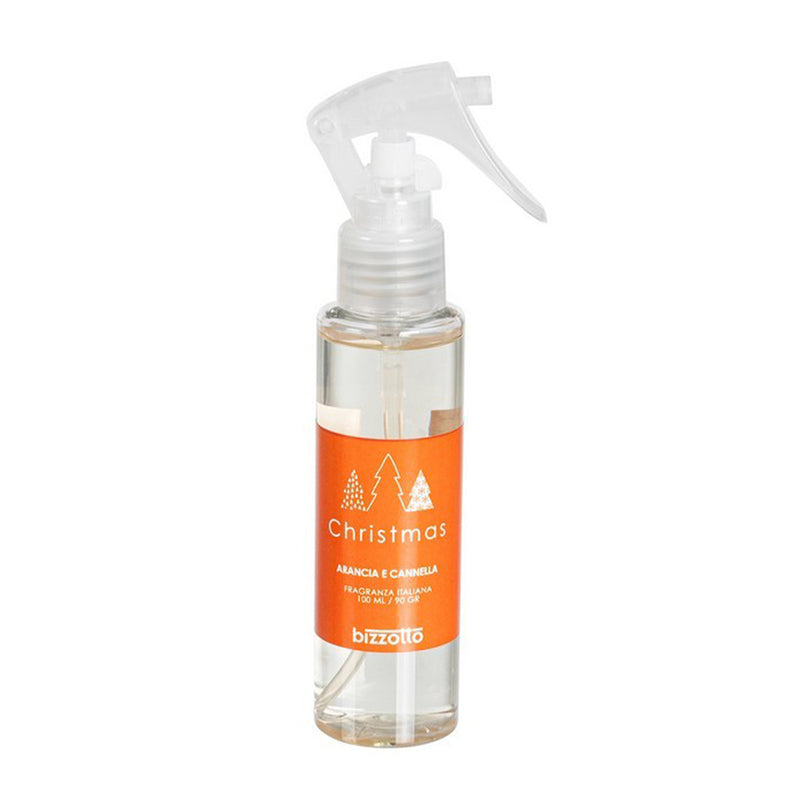 Profumo ambientale a spray di oli essenziali e fragranze arancia e cannella per ambienti 100 ml