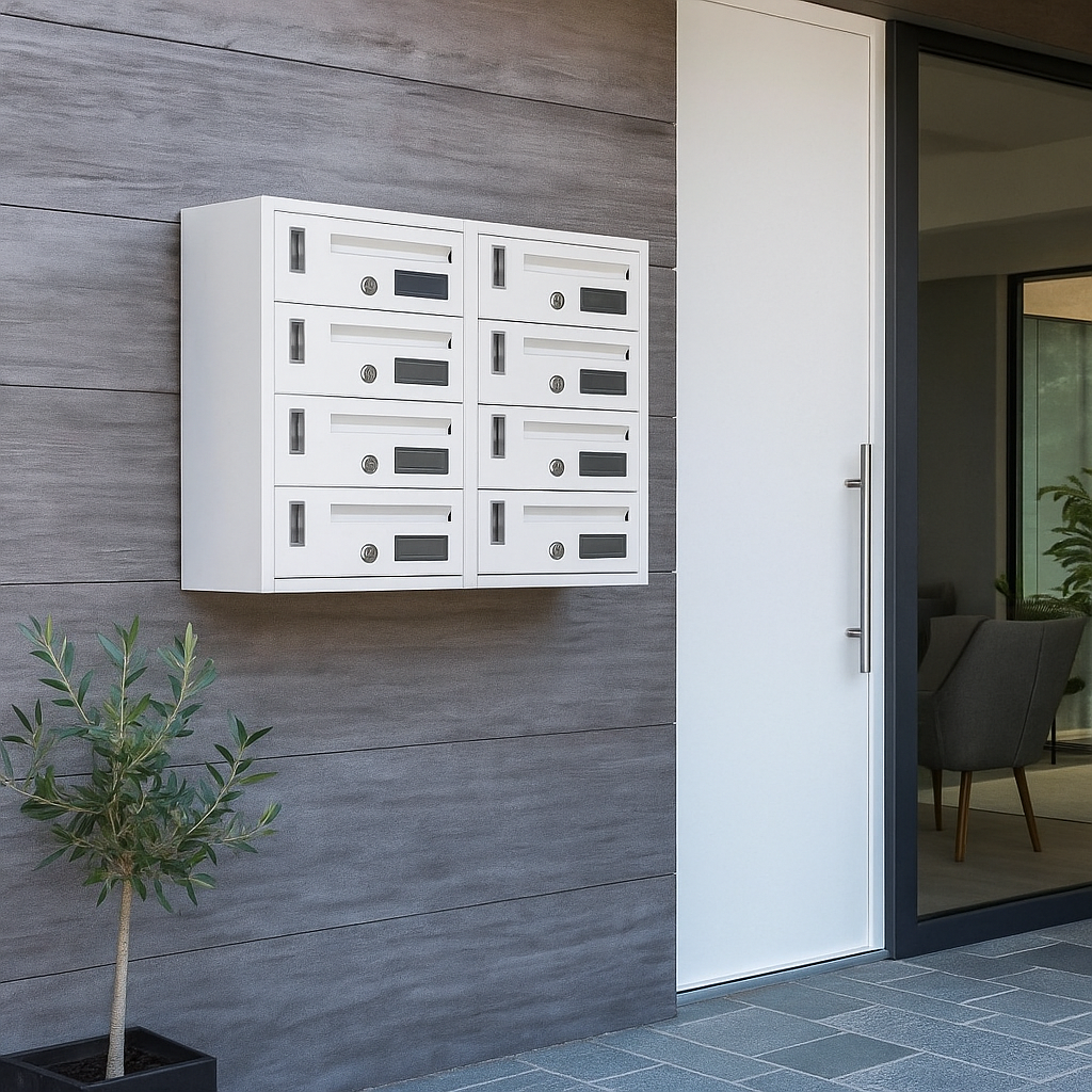 Cassetta postale condominiale da muro buca lettere componibile "Made in Italy"