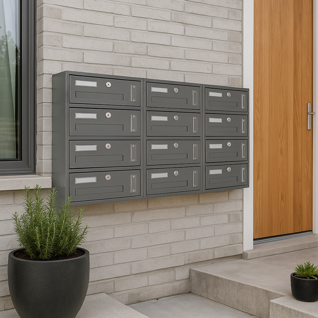 Cassetta postale condominiale da muro buca lettere componibile "Made in Italy"