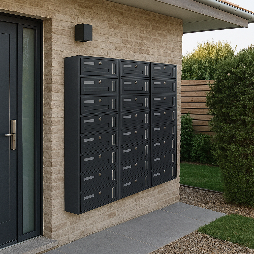 Cassetta postale condominiale da muro buca lettere componibile "Made in Italy"