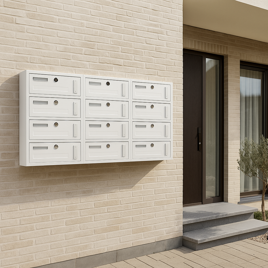 Cassetta postale condominiale da muro buca lettere componibile "Made in Italy"