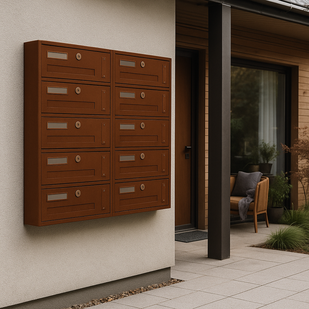 Cassetta postale condominiale da muro buca lettere componibile "Made in Italy"