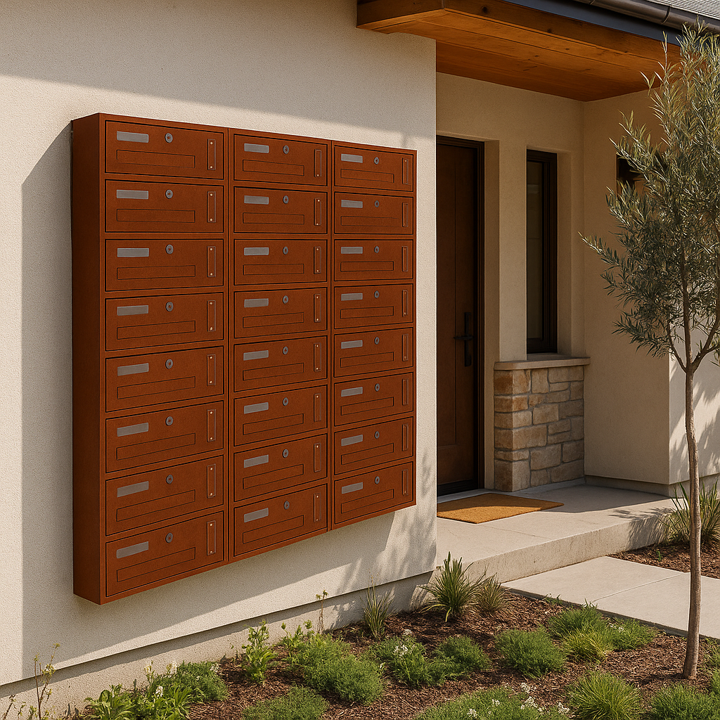 Cassetta postale condominiale da muro buca lettere componibile "Made in Italy"