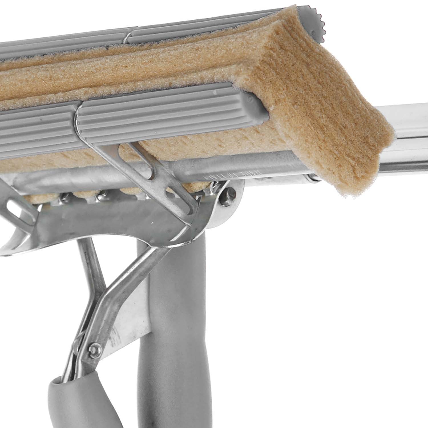 Lava vetri telescopico snodabile con spugna per uso domestico e professionale 25 cm