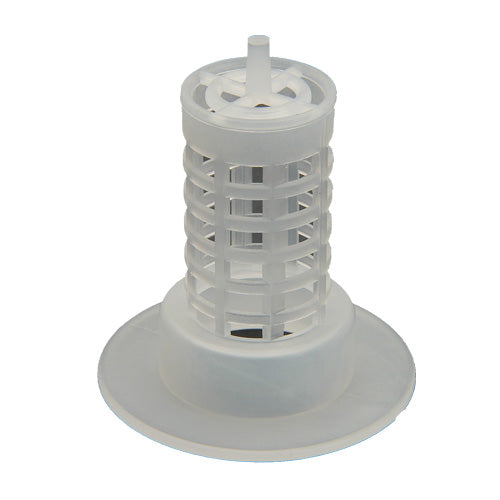 Filtro ferma sporco per scarichi domestici in plastica 2 pezzi