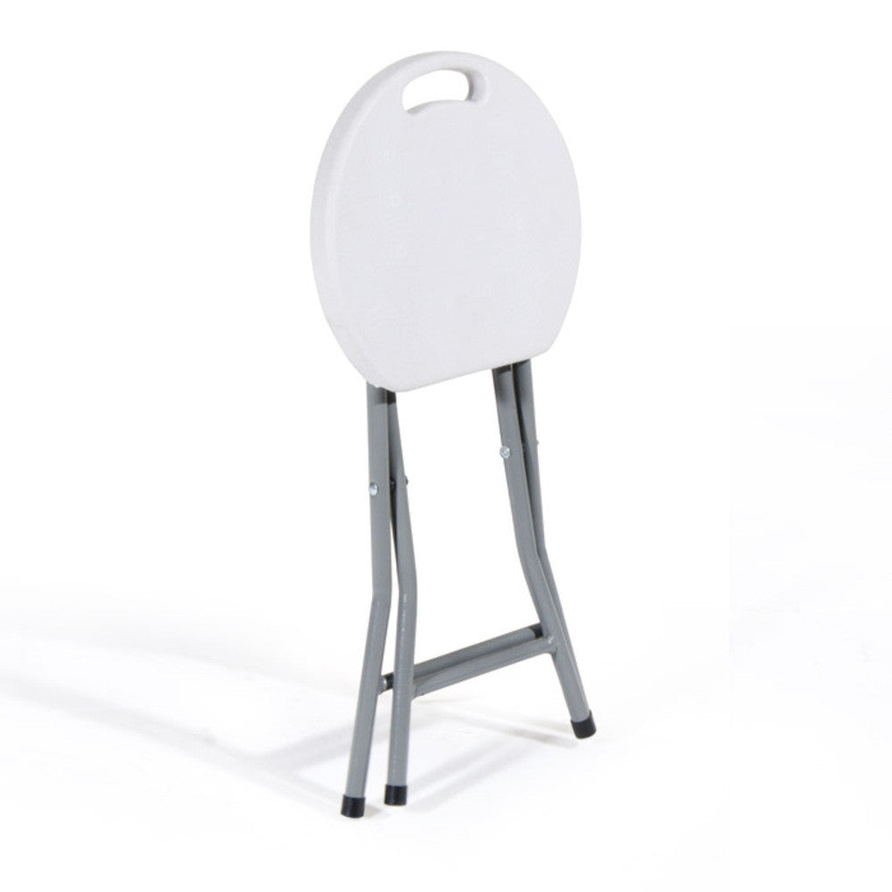 Sgabello pieghevole "Catering" per campeggio struttura in metallo