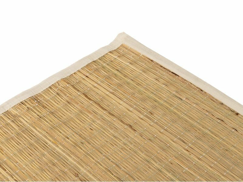 Stuoia rinforzata da spiaggia e campeggio in paglia richiudibile 180 x 60 cm