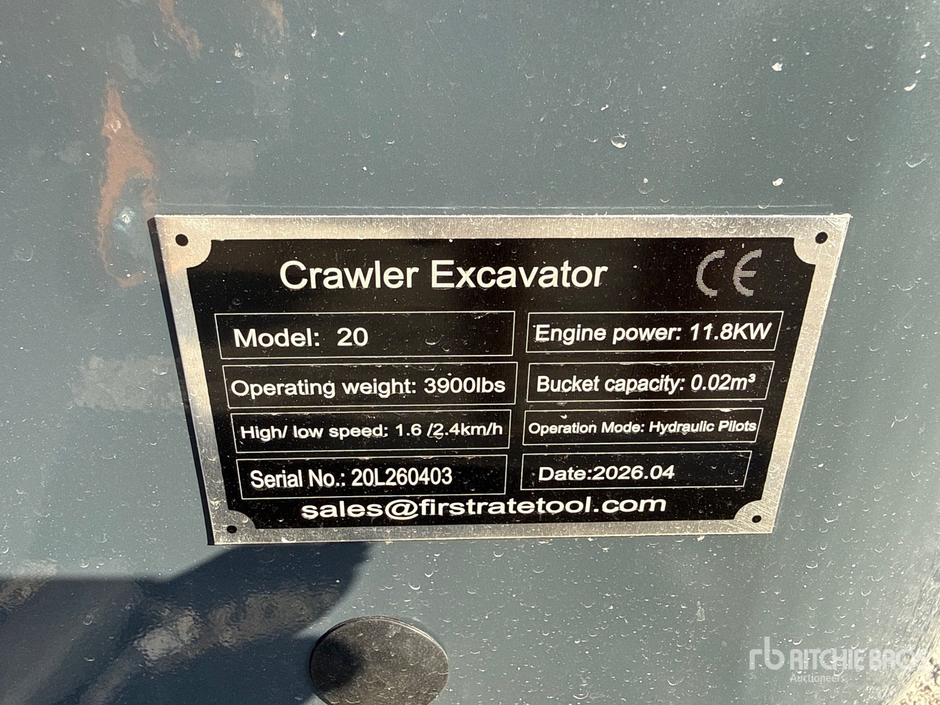 Mini escavatore 20 Q.li VICSEC VC20 (2026) con Pollice Meccanico – Nuovo
