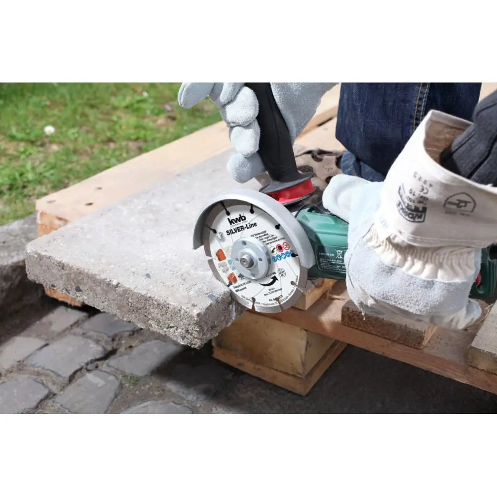 Disco diamantato a settori per multimateriali con diametro di 125 mm