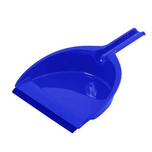 Paletta alza polvere in pvc con profilo in gomma per raccogliere polvere e immondizia 22 x 30 cm