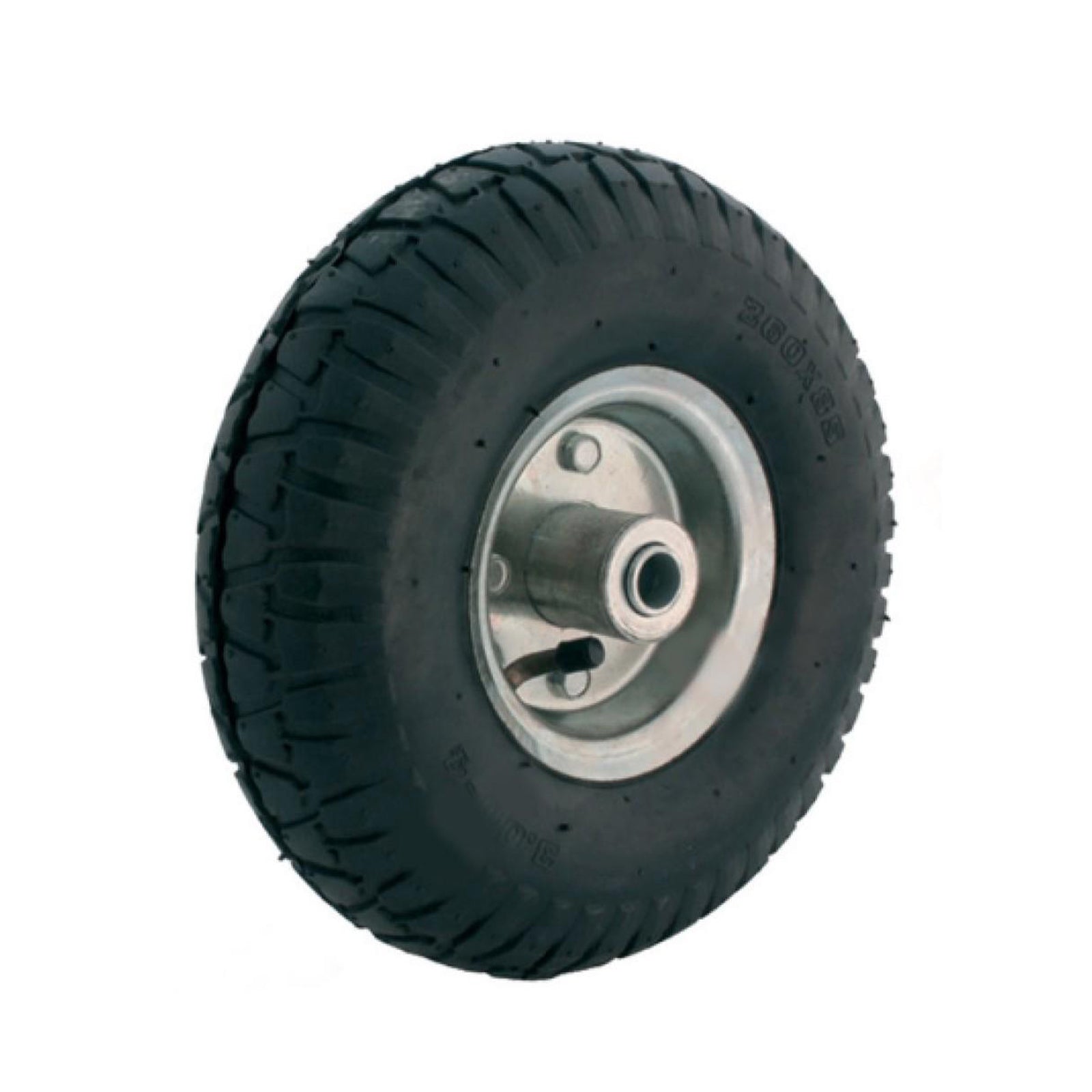 Ruota mozzo metallo pneumatico ricambio carrello industriale