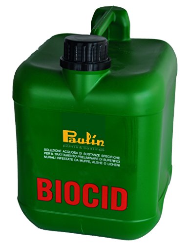 Soluzione acquosa "Biocid" per trattamento muffe e alghe su muri e pavimenti