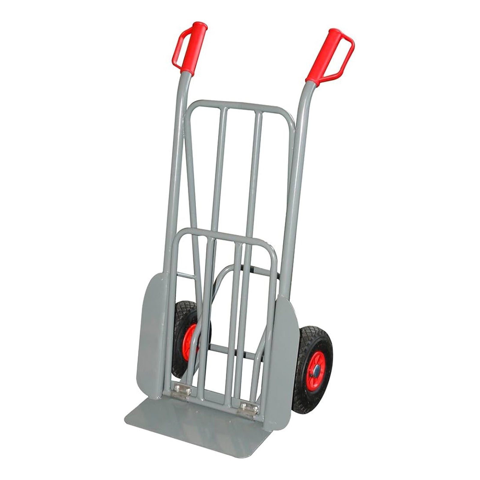 Carrello porta pacchi con pala ribaltabile in acciaio verniciato portata massima 150 kg