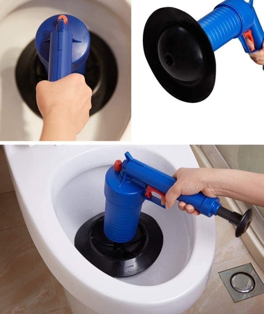 Stura scarichi a pressione con corpo e pompa in plastica con 4 accessori