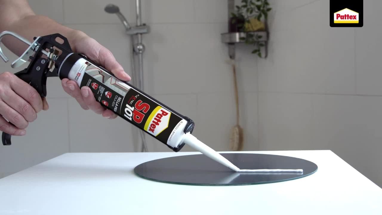 Sigillante neutro "SP101 Sanitary" ideale per bagni e sanitari 280 ml bianco