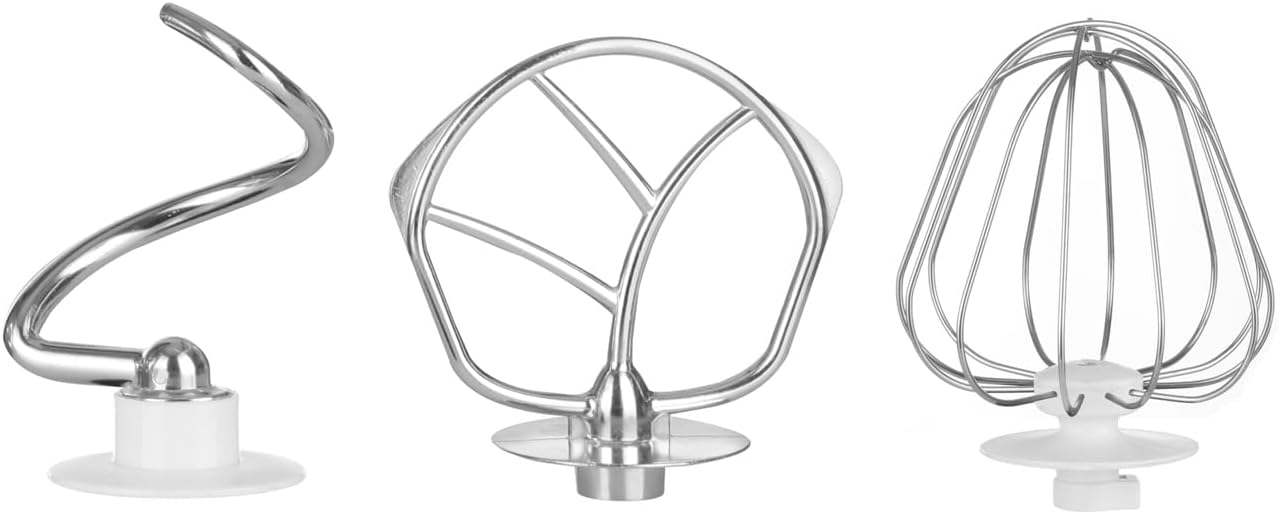 Impastatore sbattitore in acciaio inox con 2 fruste a 6 velocità, da 5 litri