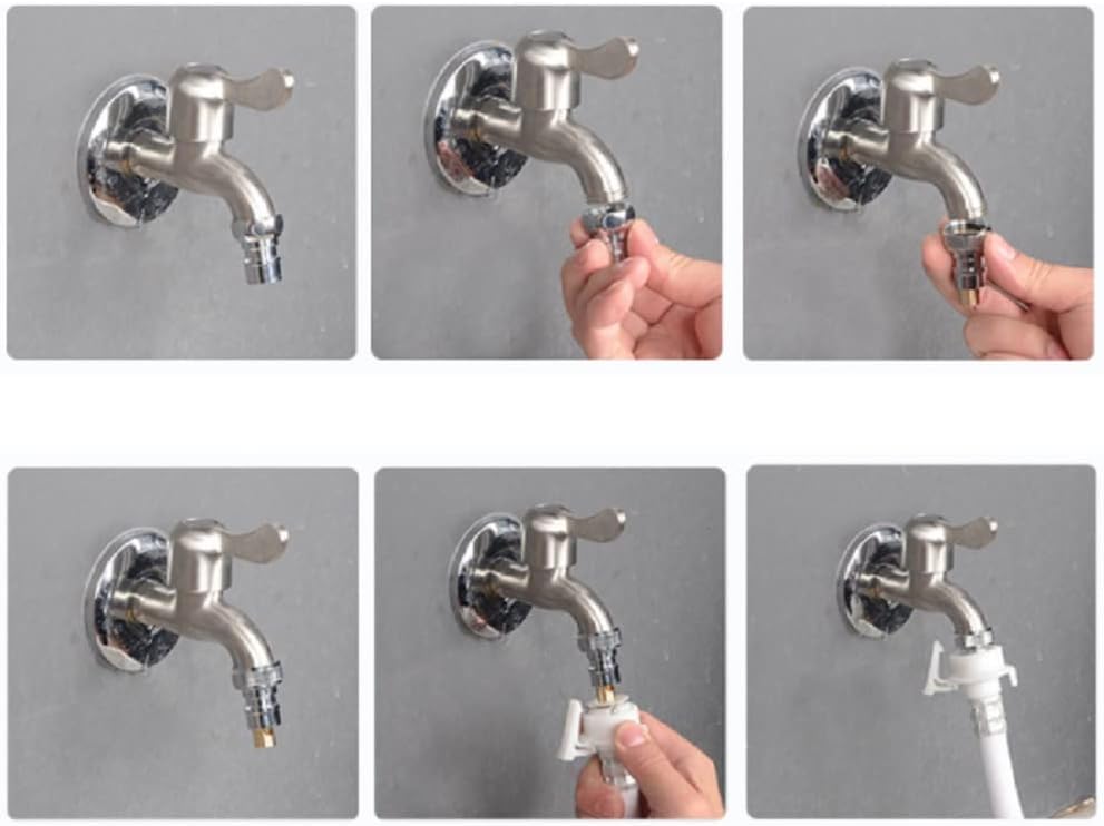 Rompigetto per rubinetto a innesto rapido con snodo cromato