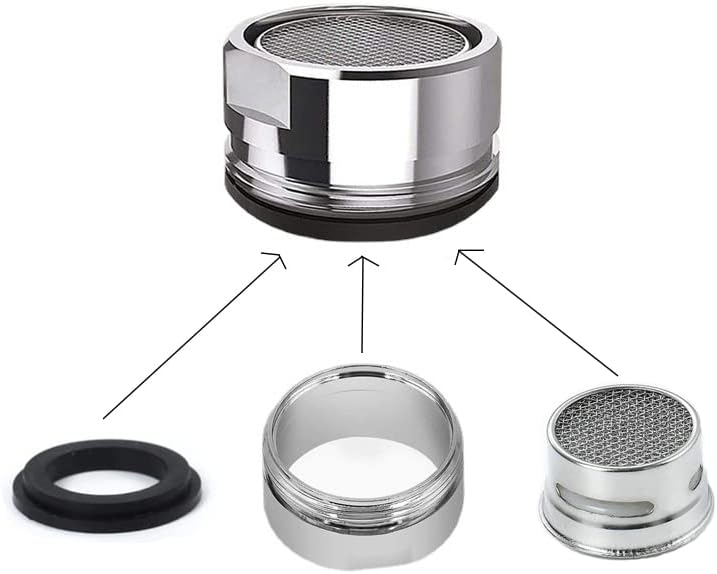 Aereatore per rubinetto in blister in confezione da 2 pezzi