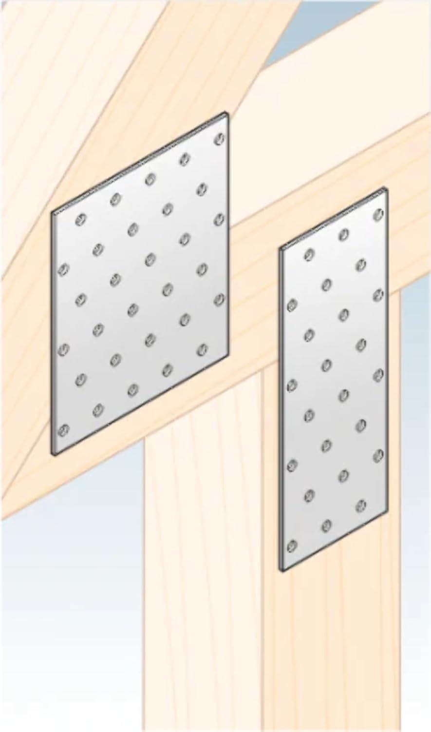 Giunzione diritta in acciaio zincato spessore 2,5 mm