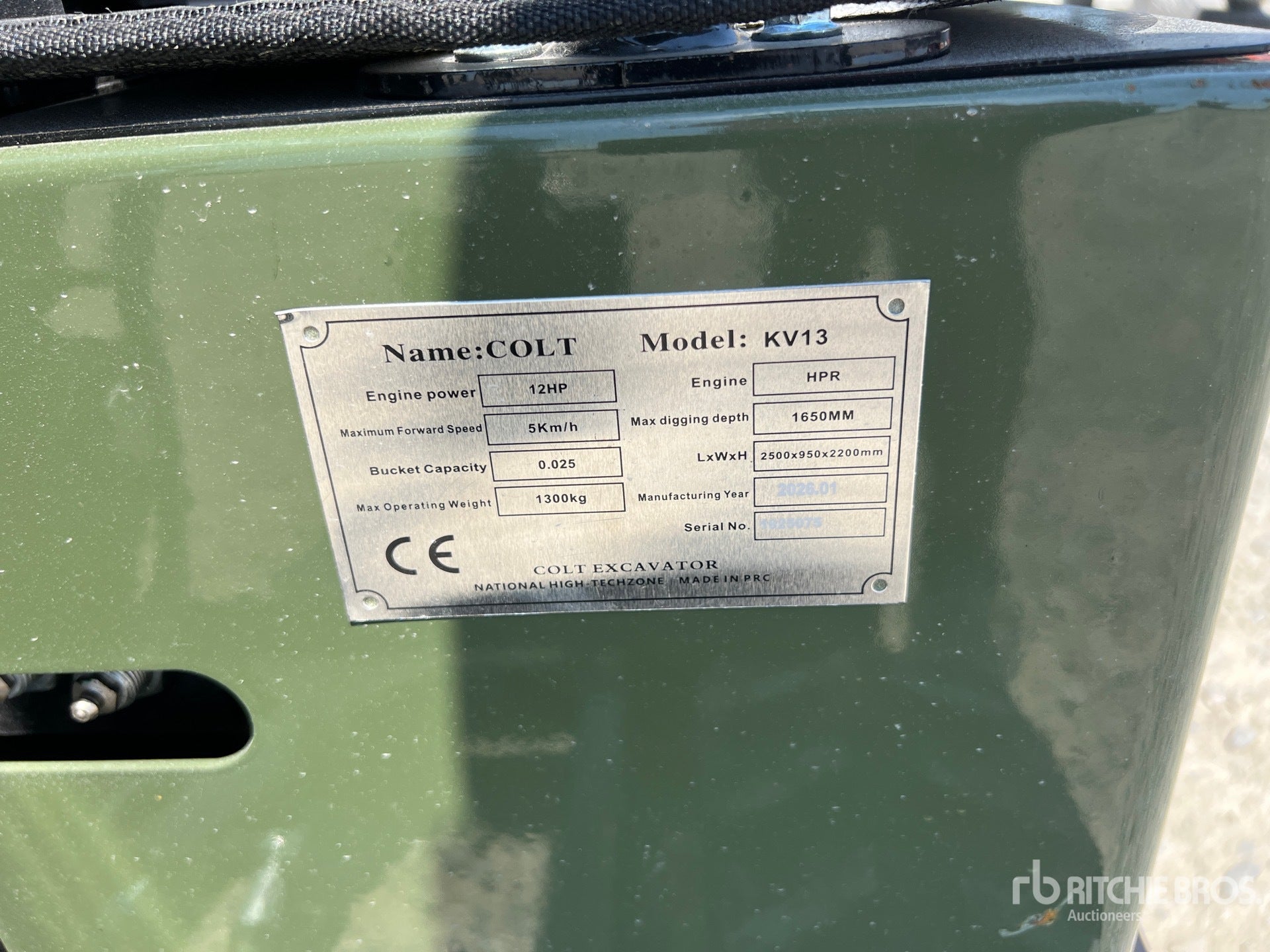 Mini escavatore Colt KV13 (2026) + Rimorchio Biasse - Nuovo