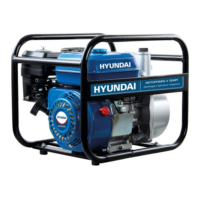 Motopompa autoadescante con motore 4T e corpo pompa in alluminio