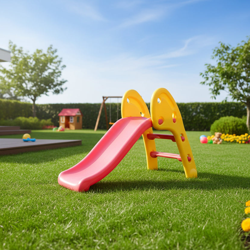 Scivolo "Slide" per bambini a onda gioco da giardino e veranda 110 x h 70 cm.