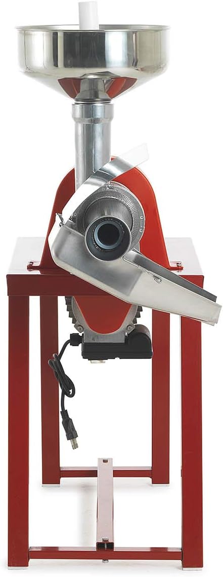 Spremipomodoro con banchetto "LC inox" con corpo macchina e ghiera in alluminio