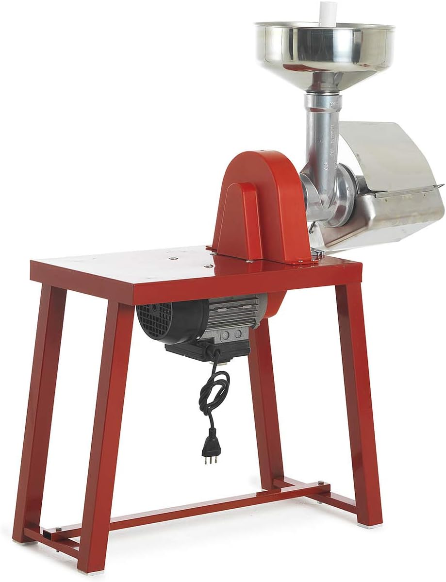 Spremipomodoro con banchetto "LC inox" con corpo macchina e ghiera in alluminio
