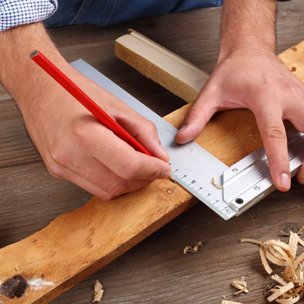 Matita rossa di ottima qualità per edilizia e falegnameria lunga 24 cm