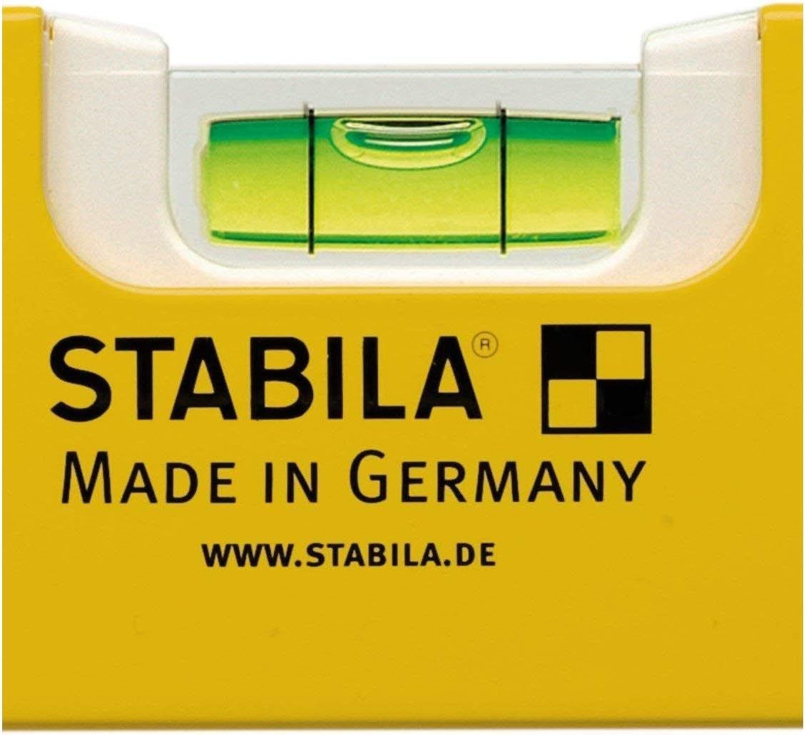 Livella a due fiale "70 T" tascabile e leggera realizzata in alluminio 25 cm