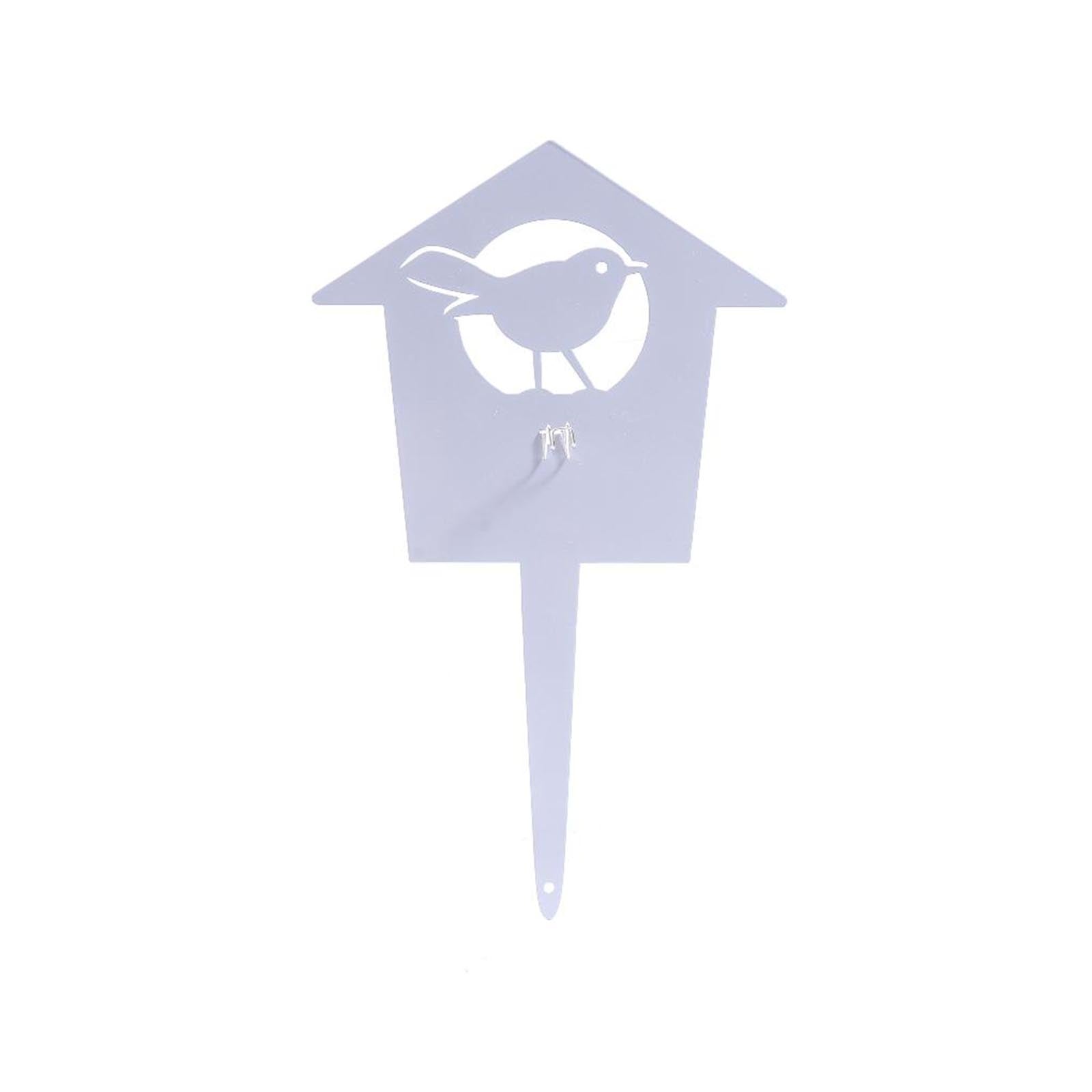 Porta zampirone da vaso "Albero e Uccellino" in metallo, antizanzare da Esterno, da 36 cm