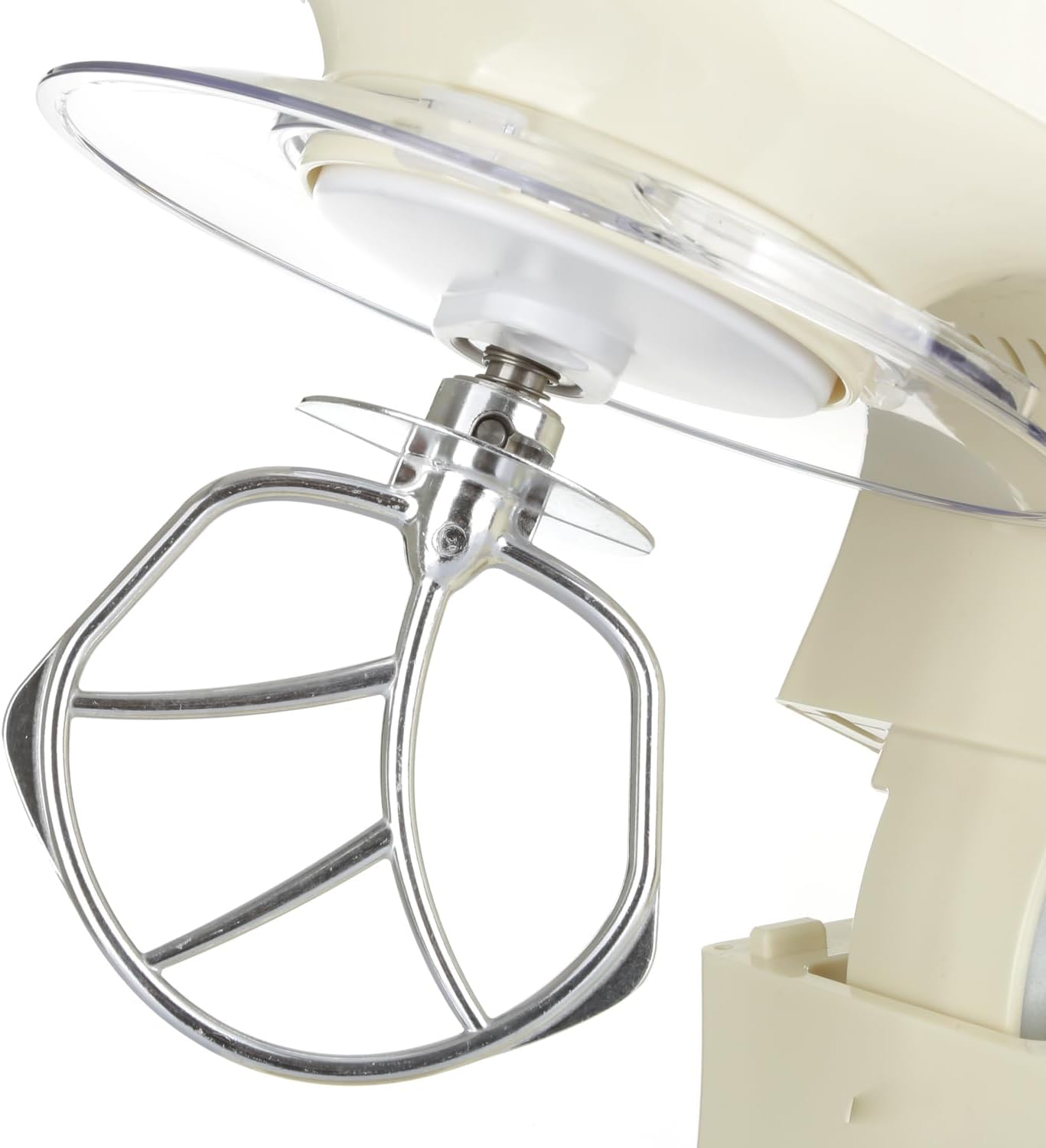 Impastatore sbattitore in acciaio inox con 2 fruste a 6 velocità, da 5 litri