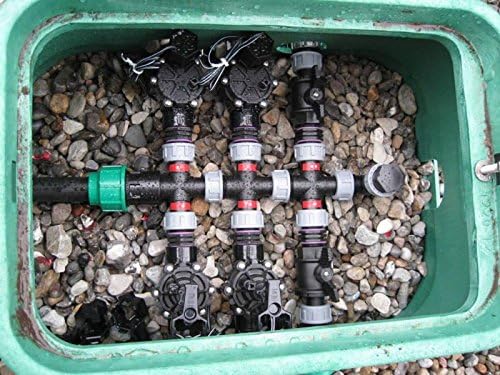 Pozzetto rettangolare con coperchio adatto per l'alloggio di elettrovalvole