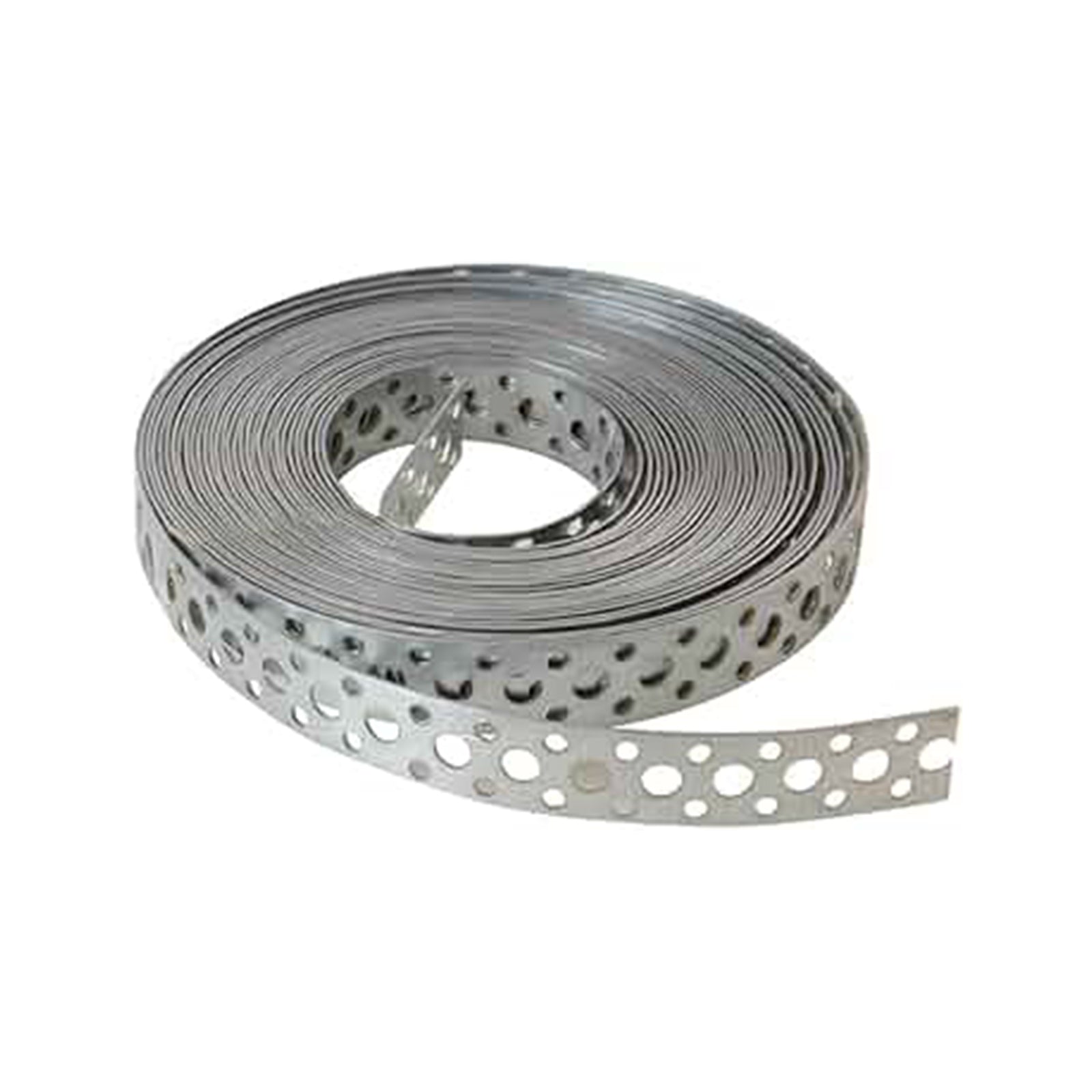 Bandella in lamiera forata in acciaio zincato