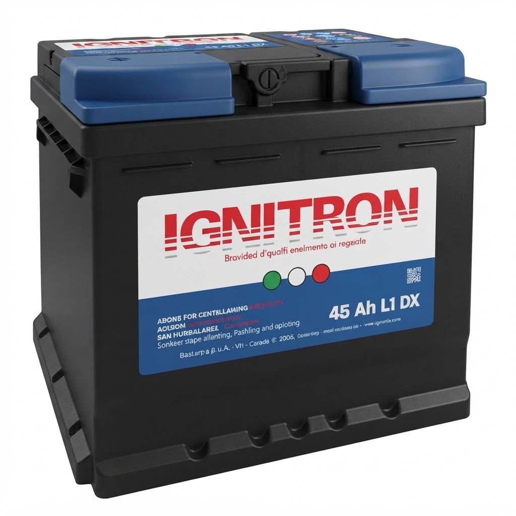 Batteria "Ignitron Traditional" con piastre e griglie in Pb/Ca per auto