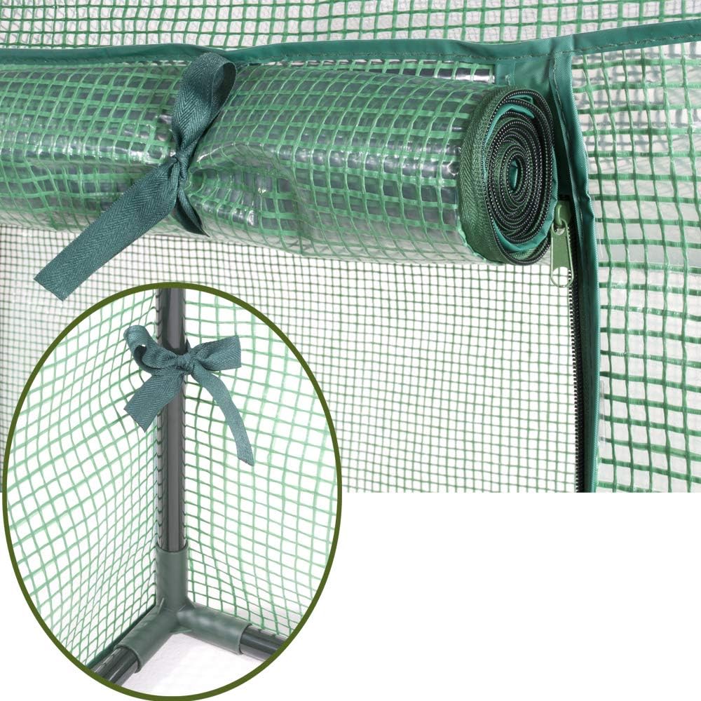 Serra da balcone "Multiripiano" per piante in filo zincato con 6 ripiani