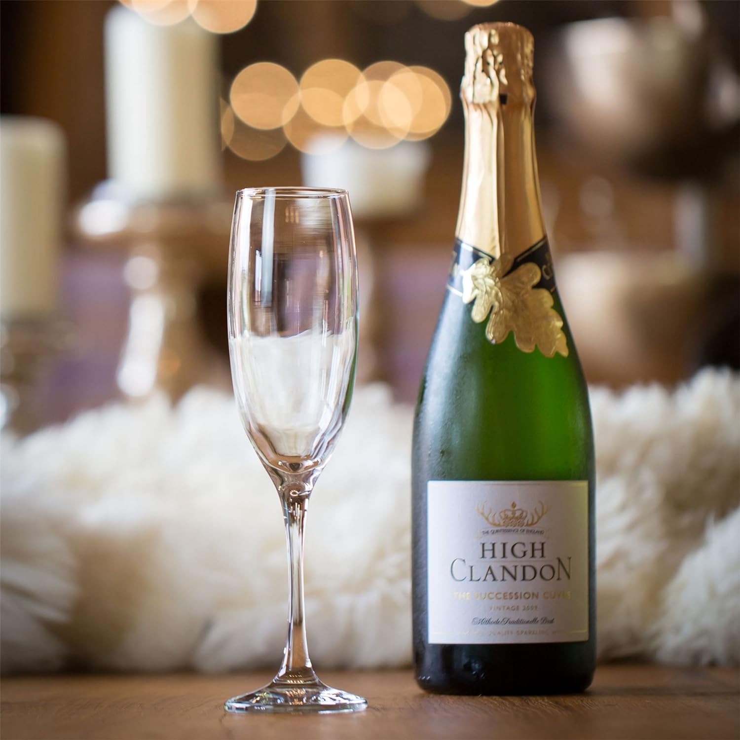 Bicchieri Champagne in vetro da 210 ml set da 4