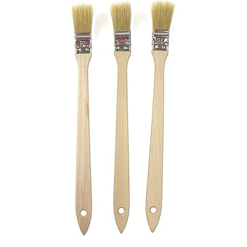 Pennello per radiatori "S.593" e manico in legno