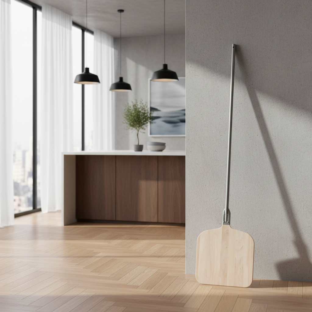 Pala per Pane in Legno, testa di ricambio rettangolare professionale accessori forno a legna