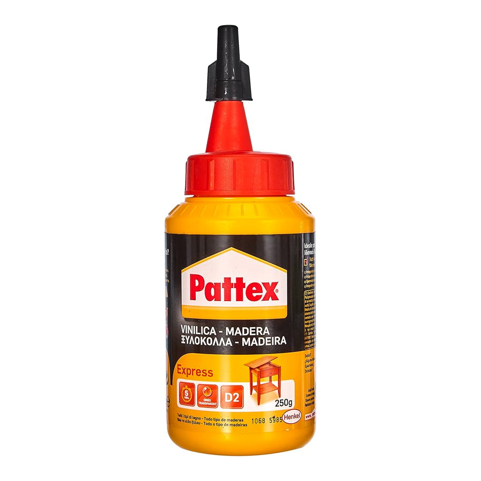 Colla vinilica "Pattex Express" per incollaggi su legno 250 gr