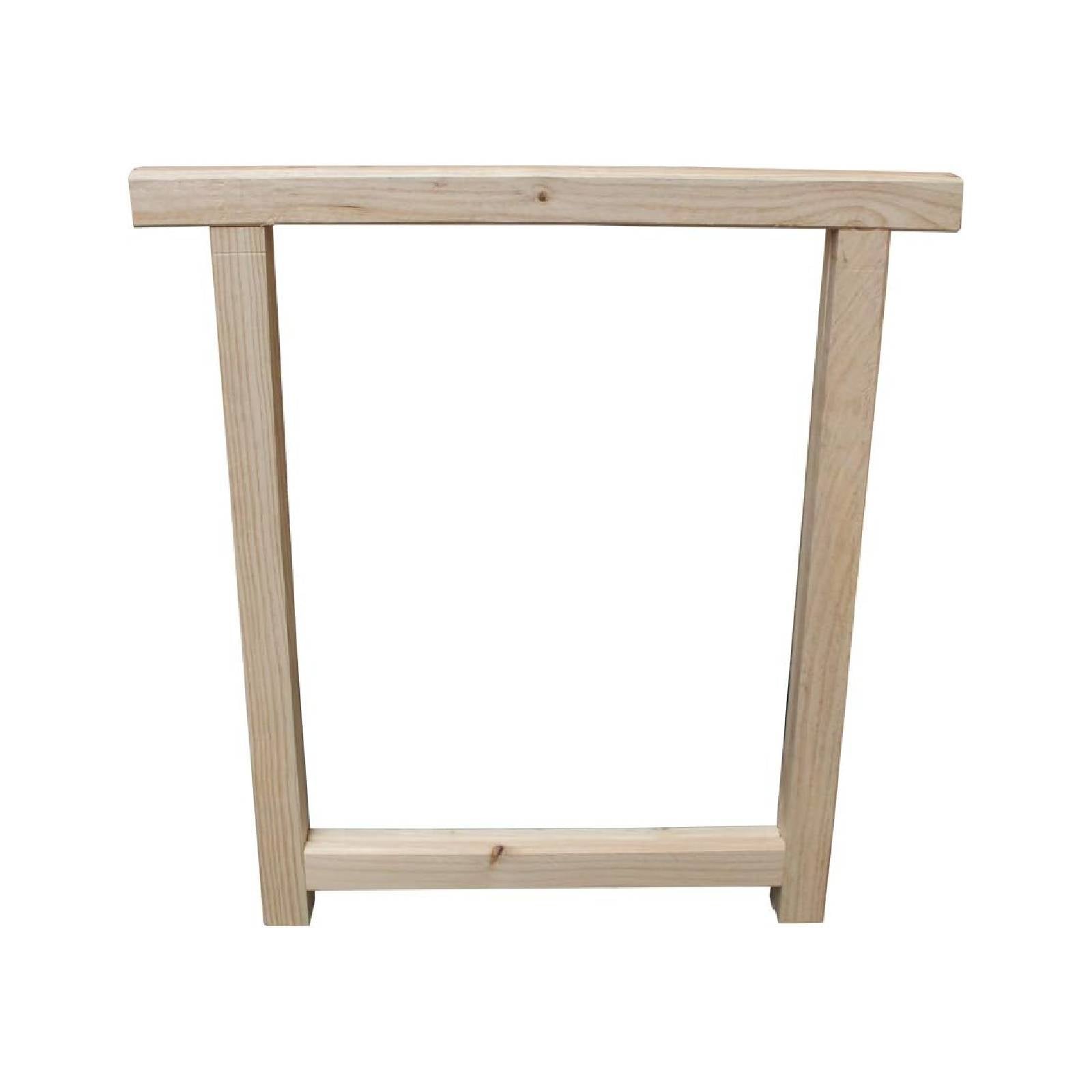 Cavalletto professionale "Super Extra" realizzato in in massello di faggio robusto e leggero 80 x h 80 cm