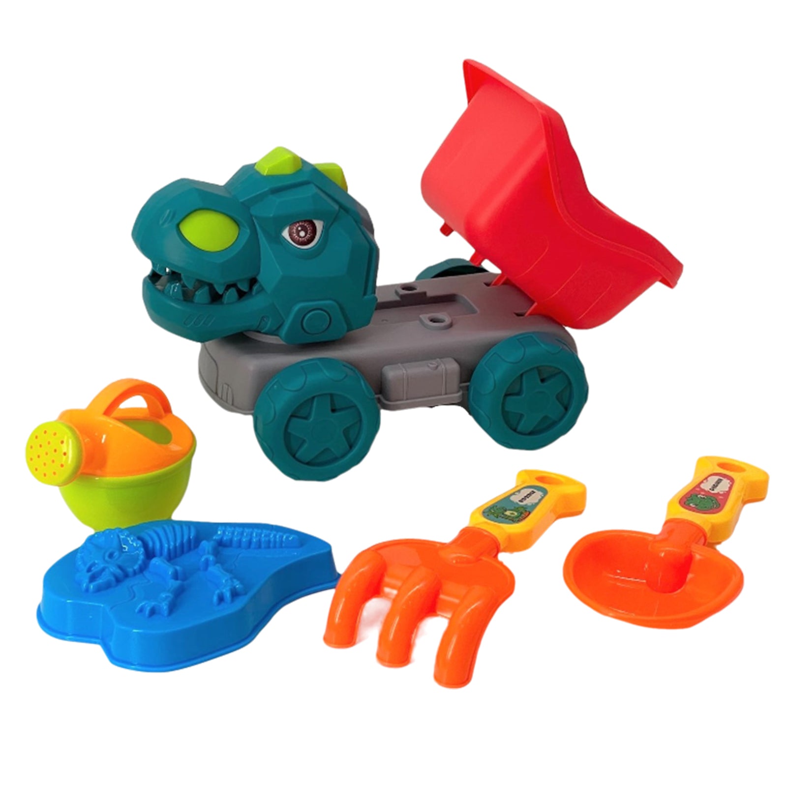 Camion dinosauro gioco in plastica da spiaggia per bambini