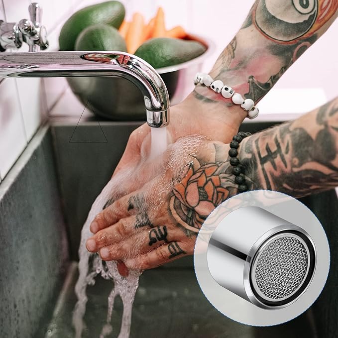 Aereatore per rubinetto in blister in confezione da 2 pezzi